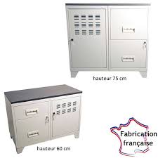 Découvrez nos prix bas meuble a tiroir et bénéficiez de 5% minimum remboursés sur votre achat. Meuble Metal Porte Et Tiroirs Blanc So French Deco