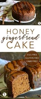 The perfect solution to those tricky menus. Gluten Free Honey Gingerbread Cake Dairy Free Egg Free Dairy Free Dessert Gluten Free Sweets Gluten Free Treats