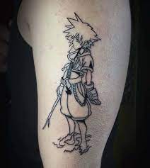 Seen in the image is a girl's rib that is inked with tiny small hearts and a person's name 'daniel' inscribed in the middle which signifies the true love that this wearer has for the person. Top 50 Best Kingdom Hearts Tattoos 2021 Inspiration Guide