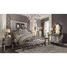 Bersally Tufted Platform Bed Bedroom Set Upholstered Bedroom Set King Bedroom Sets