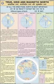 True Grid Magnetic North For Deatiled Map Reading Chart