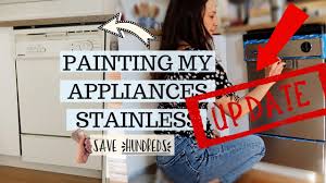 Check spelling or type a new query. Painting My Old Appliances With Stainless Steel Paint How To Makeover Old Appliances For 24 Youtube