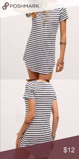 Black And White Striped T Shirt Dress T Shirt Dress Striped Tee Shirt Dress Shirt Dress T Shirt Dress