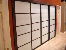 Carefully scrape them up with a paint scraper. Update Old Closet Doors To Look Like Shoji Screens Hgtv