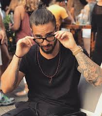 Check out the latest pics of maluma. Maluma Man Bun Hairstyles Long Hair Styles Men Hair And Beard Styles