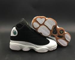 Real Air Jordan 13 City Of Flight Black Metallic Gold White Gum Medium Brown Black Metallic Jordan 13 Black Air Jordans