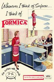 In the 1930s, kitchen ads, if not necessarily actual kitchens, began to reflect the new vogue for the 'fitted' kitchen. Vintage Formica Kitchen Advertisement Poster 50s Atomic Retro Kitsch Rockabilly Retro Advertising Vintage Posters Retro Ads