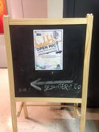 An open mic (or open mike) (derived from the expression open microphone) is a live show at a coffeehouse, nightclub, comedy club, strip club, institution or pub at which audience members who are amateur or professional may perform on stage, often for the first time. Facebook