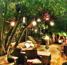 A Great Place For A Quiet Evening Hibernating With A Good Book Backyard Decor Backyard Lighting Outdoor Restaurant Design
