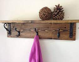 Entryway Coat Hooks On Etsy A Global Handmade And Vintage Marketplace Coat Hooks On Wall Diy Coat Rack Coat Rack Wall