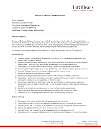 Financial managers are also known as financial or business analysts. Director Of Delivery Job Description