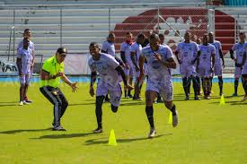 Jugadores del deportivo pasto celebran su primer triunfo del año. Avanzan Los Entrenamientos En Aguilas Doradas