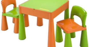 Liberty House Children S Multi Purpose Table With 2 Chairs Green Orange Amazon Co Uk Kitchen Home Table And Chairs Activity Table Green Chair