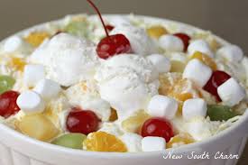 Add fruit to a large bowl and pour over dressing, tossing gently to combine. Ambrosia Salad New South Charm