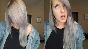 Grey hair is no longer considered 'granny hair' though the style has been affectionately called that. Ion Color Brilliance Titanium I Messed Up Youtube