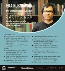 Check spelling or type a new query. Good News From Indonesia On Twitter Profil Penulis Eka Kurniawan Peraih World Readers Untukindonesia