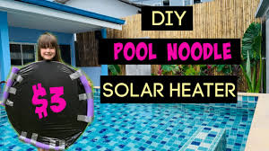 Learn how to make a diy solar pool heater with supplies from the dollar store. Diy Solar Heater With A Pool Noodle Youtube