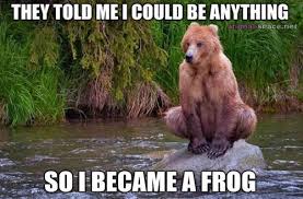 Ribbit Funny Animal Memes Cute Animal Memes Funny Bears