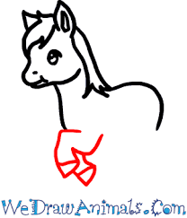 Friends, we have taught to draw a jumping horse in the previous drawing. How To Draw A Baby Horse