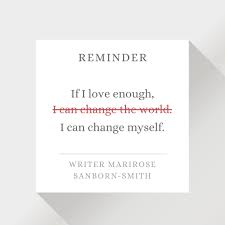 I used to think that if I...