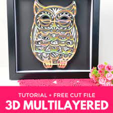 Download Diy 3d Owl Mandala 3d Layered Svg Free Cut N Make Crafts