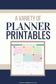 All templates downloadable below are in us letter paper size. Personal Planner Free Printables