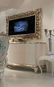 Capri Mirror Frame With Tv Unveiled At Milan Design Week Decor Around Tv Family Room Design Framed Tv