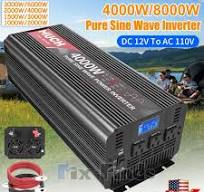 Reliable Pure Sine Wave Power Inverter 1000w 3000w 4000w 12V to 110V  Converter