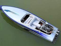 Vintage V Drive Flat Bottom Ski Boat Flat Bottom Boats Cool Boats River Boat