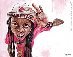 Lil wayne (with images) | rapper art, hip hop art. Caricatura De Lil Wayne Hip Hop Art Funny Art Caricature