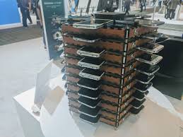 In the current state of cryptocurrency it's not because the smartphones we have today aren't powerful enough to be used for cryptocurrency mining. Samsung Made A Bitcoin Mining Rig Out Of 40 Old Galaxy S5s