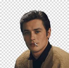 Prominent actor of international fame. Man Using Cigarette Alain Delon Young Transparent Background Png Clipart Hiclipart