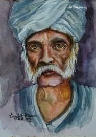 Water colour inspired by Amit Baidya. I started painting at age 84 ! Had no  past experience in painting. I did this in less than an hour. Thanks to  Amit Baidya.Please tell