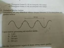 Gelombang bunyi termasuk gelombang energy gelombang tali termasuk gelombang non energy. Gelombang Tali Yang Dihasilkan Vibrato Dengan Frekuensi 20 Hz Ditunjukkan Oleh Gambar Berikut Brainly Co Id