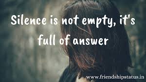 Can it really help you get your point across better than uttering it is true that there's immense power in silence. 50 Best Quotes On Silence Attitude