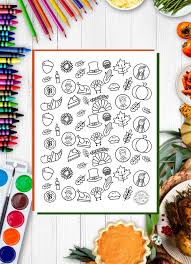 Here's a set of free printable alphabet letter images for you to download and print. The Best Thanksgiving Doodles Coloring Pages Free Printable