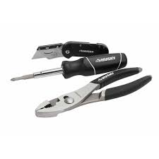 < image 1 of 1 >. 99663 3 Piece Tool Set Husky Home Garden Tools Workshop Equipment
