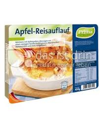 Prima Menu Apfel Reisauflauf 128 0 Kalorien Kcal Und Inhaltsstoffe Das Ist Drin