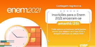 As notas do enem podem ser usadas para acesso ao sistema de seleção unificada (sisu) … Inep On Twitter Termina Neste Domingo 26 O Prazo Para Participantes Isentos No Enem 2020 Que Faltaram A Aplicacao Do Exame Se Inscreverem Edicao 2021 Tambem Sera O Ultimo Dia Para Interessados