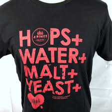 4 Pines Brewing Co Australia Hops Water Malt Yeast T Shirt Large Manly Nsw Beer Colourpaper Graphic Tee Shirts Brewing Co Brewing
