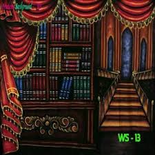 Background foto/ latar/ rak buku wisuda foto studio model bola 02. Baground Wisuda