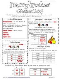 Harry Potter Genetics Lesson 2 Genetics Lesson Biology Lessons Biology Classroom