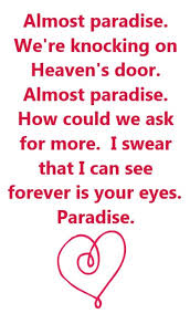 Ann Wilson Mike Reno Almost Paradise Song Lyrics Song Quotes Songs Music Lyrics Music Quotes Love Songs Lyrics Lyrics To Live By Cool Lyrics