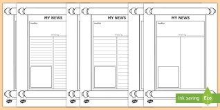 You'll love these fun ideas for kids writing prompts to use as creative sparks to get young imaginations writing in no time! Free Roman Newspaper Writing Template Teacher Made