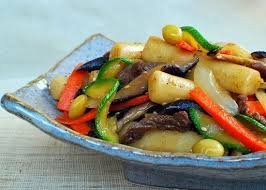 Gungjung Tteokbokki Stir Fried Rice Cake With Beef And Vegetables Korean Bapsang Tteokbokki Yummy Vegetable Recipes Stir Fry Rice