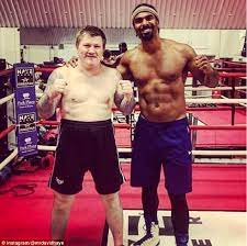 Ricky Hatton Returns To The Ring To Spar With David Haye Daily Mail Online