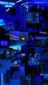 Dark Blue Aesthetic Wallpapers Wallpaper Cave Neon signs blue paradise beer bar bedroom neon light handmade glass neon lights sign for bedroom office hotel pub cafe recreation room wall decor discovered by tina hatzivasiliou.