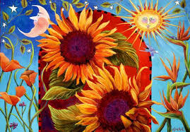 Though the lifting of all restrictions across the uk has been postponed until july 19, there's still plenty to do to make the most of the long summer days. Sunflower Printcelestial Art Print Summer Solstice Sun And Etsy In 2021 Celestial Art Sunflower Painting Sunflower Art Print
