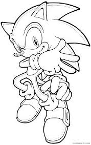 Sonic the hedgehog, often simply known as sonic, is the title character from the video game series named sonic the hedgehog, released by the japanese video game developing company sega. Sonic Coloring Pages Free To Print Coloring4free Coloring4free Com