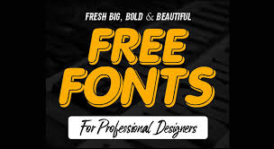 Free Bold Fonts Download Ideasrenew